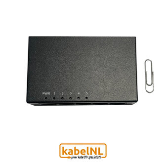 De kleinste Gbit Switch