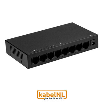 Technetix 8-poort Gigabit netwerk switch