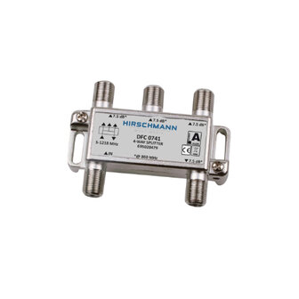 Hirschmann 4 weg splitter F connector DFC0741