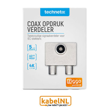 Technetix 2 weg splitter Ziggo