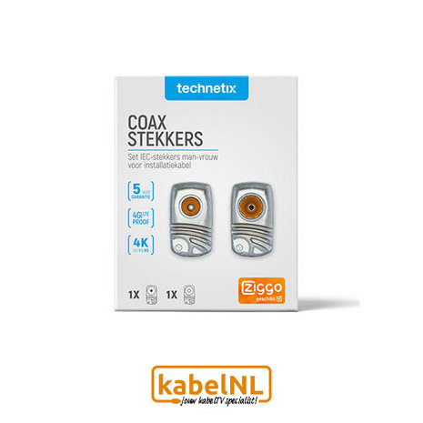 coax stekkers Ziggo | 5055146400813