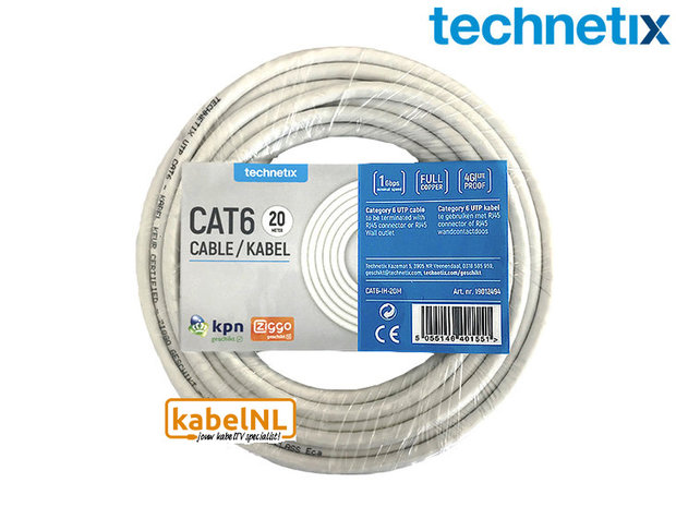 Technetix Cat6 netwerkkabel 19012494
