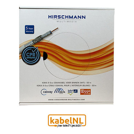 Hirschmann KOKA9 coax kabel 50m
