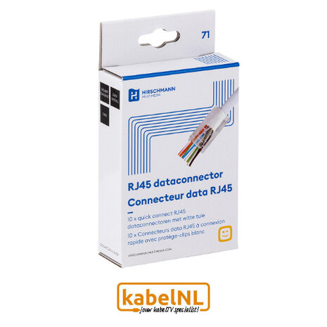 Hirschmann Quick connect U/UTP CAT6 dataconnector RJ45 (10 stuks)