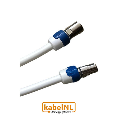 Hirschmann coax kabel Ziggo 1.5 meter kabelNL Jouw Ziggo specialist!