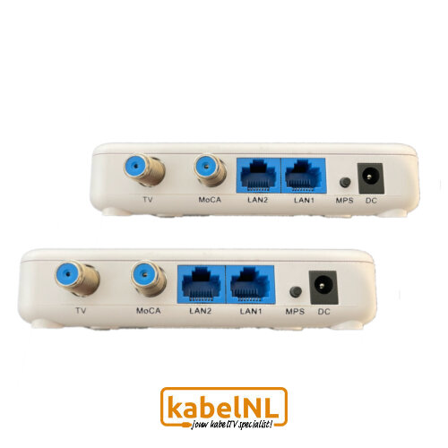 2.5G Gigabit Internet over Coax | MoCA-2.5/GE Adapter Set van 2 | kabelNL