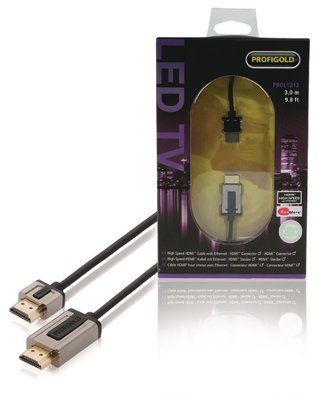 Profigold High Speed HDMI kabel met ethernet 3 meter