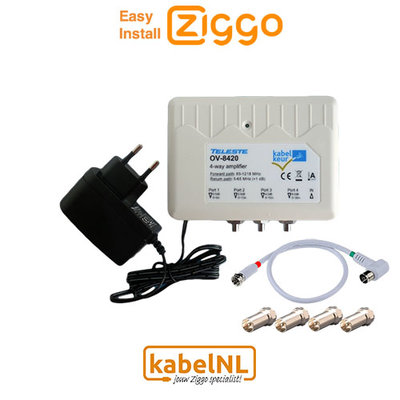 TV signaal versterker Ziggo retourgeschikt OV-8420 Easy Install