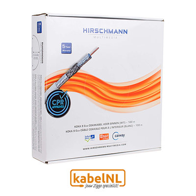 Hirschmann coax kabel Ziggo 100m