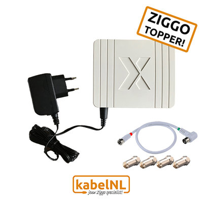 FRA-752 X Installatieset met antenne versterker Ziggo
