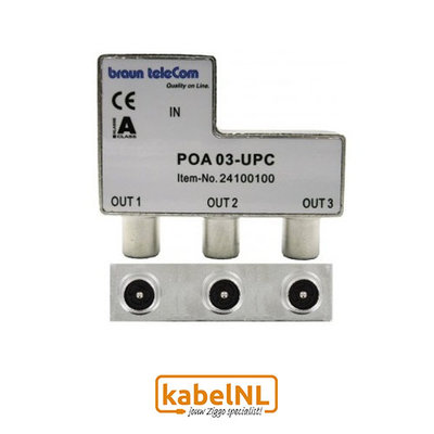 3 weg splitter Ziggo