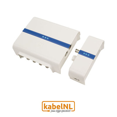 Hirschmann HMV41 Plugin set met Gigabit plug in adapter Ziggo