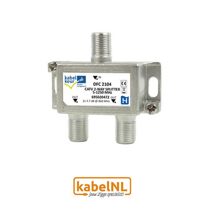 2 weg splitter Ziggo