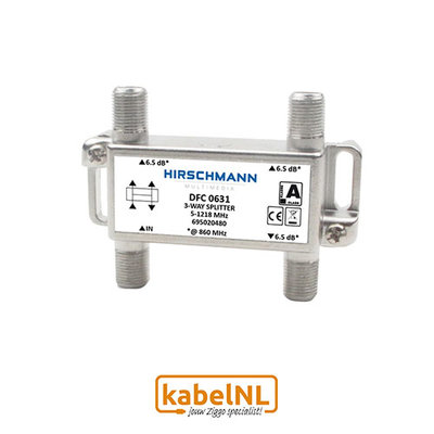 3 weg splitter Ziggo