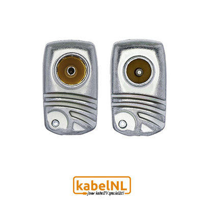 Technetix coax stekkers 2 stuks