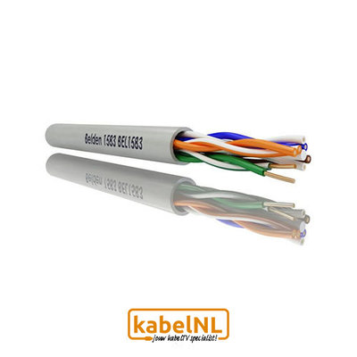 Cat5E netwerk kabel grijs 10m
