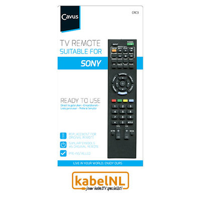 Universele afstandsbediening voor Sony TV