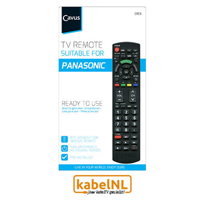 Universele afstandsbediening voor Panasonic TV