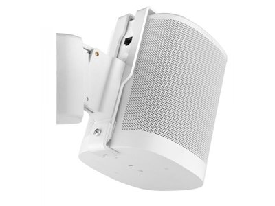 Draaibare & kantelbare muurbeugel voor Sonos ONE (SL) wit