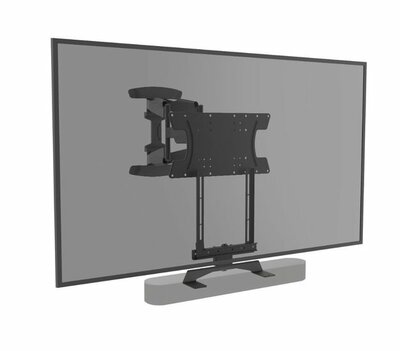 Cavus draaibare muursteun voor 37 - 65 Inch TV en witte Sonos Beam