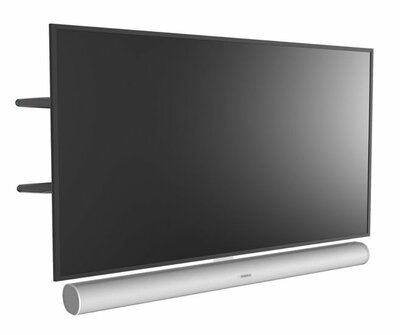 Cavus draaibare muursteun met wit frame voor Sonos ARC frame