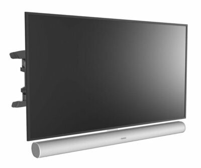 Cavus draaibare muursteun voor 37 - 65 Inch TV en witte Sonos ARC