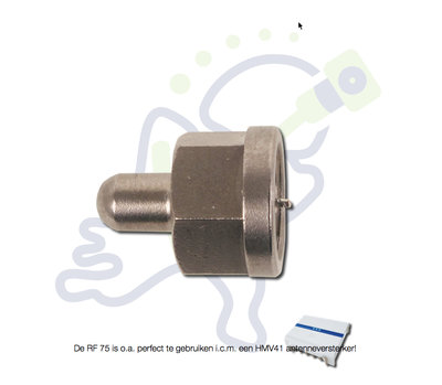 RF 75 Hirschmann afsluitweerstand coax 4G LTE Proof