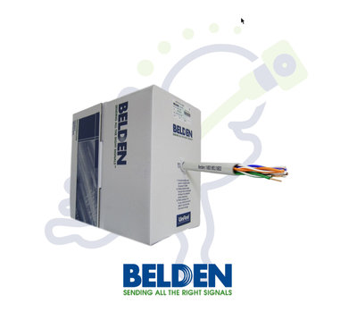 Belden 1583E UTP Cat5E netwerk kabel grijs trekdoos 305m