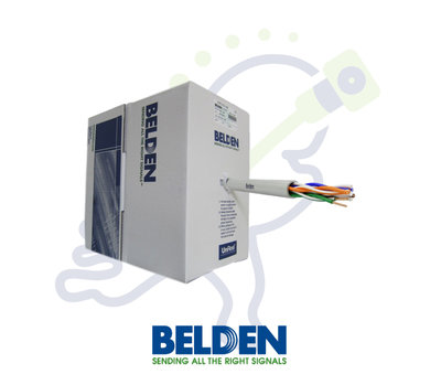 Belden 7965E UTP Cat6 netwerk kabel grijs trekdoos 305m