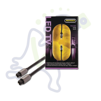 Profigold Optische toslink kabel voor audio 2m